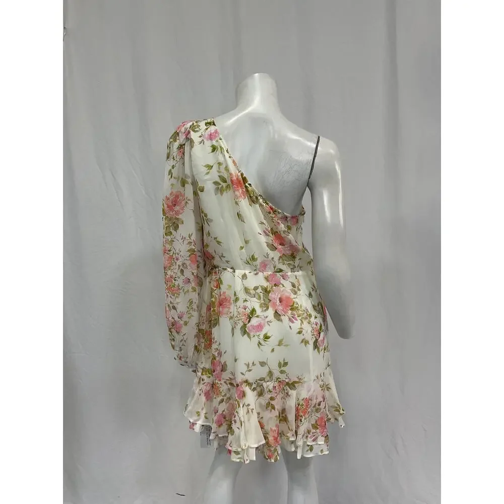 Yumi Kim 'Chrissy' White Poly  Dress Size L - Picture 3 of 5